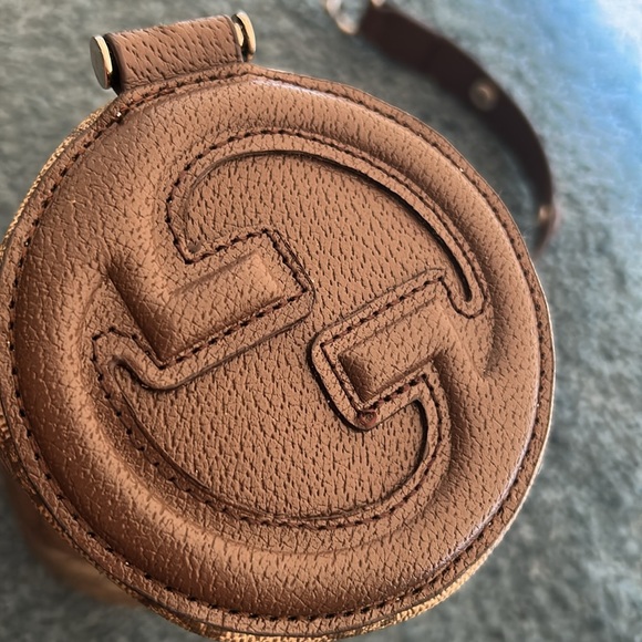Brown Monogram Shoulder Bag - Picture 7 of 9